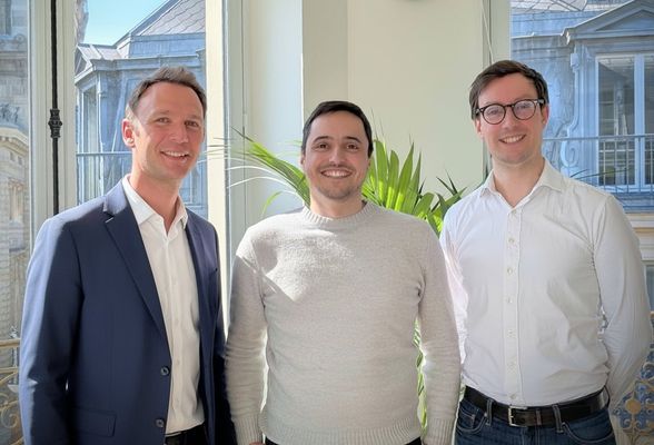 Entropia founders: Pierre-Louis Corteel, Pierre Dulac, Arnaud de Terline