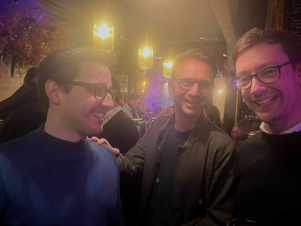 Entropia founders at the bar